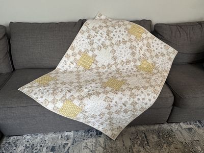 Daisies and Duckies - Nine Plus One Crib Quilt Kit (42" x 54")