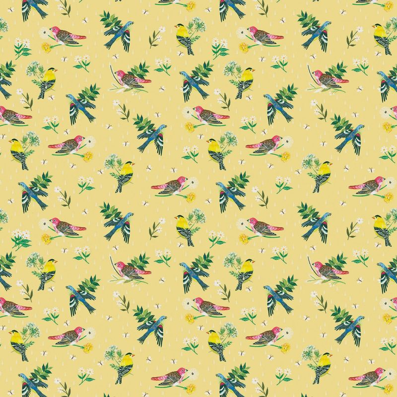 A Wildflower Heart Morning Birdsong Light Honey by Katie Daisy