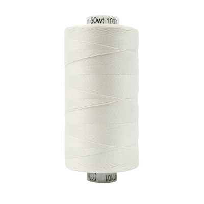 101 - Wonderfil Konfetti Cotton Thread, 1000m, Soft White