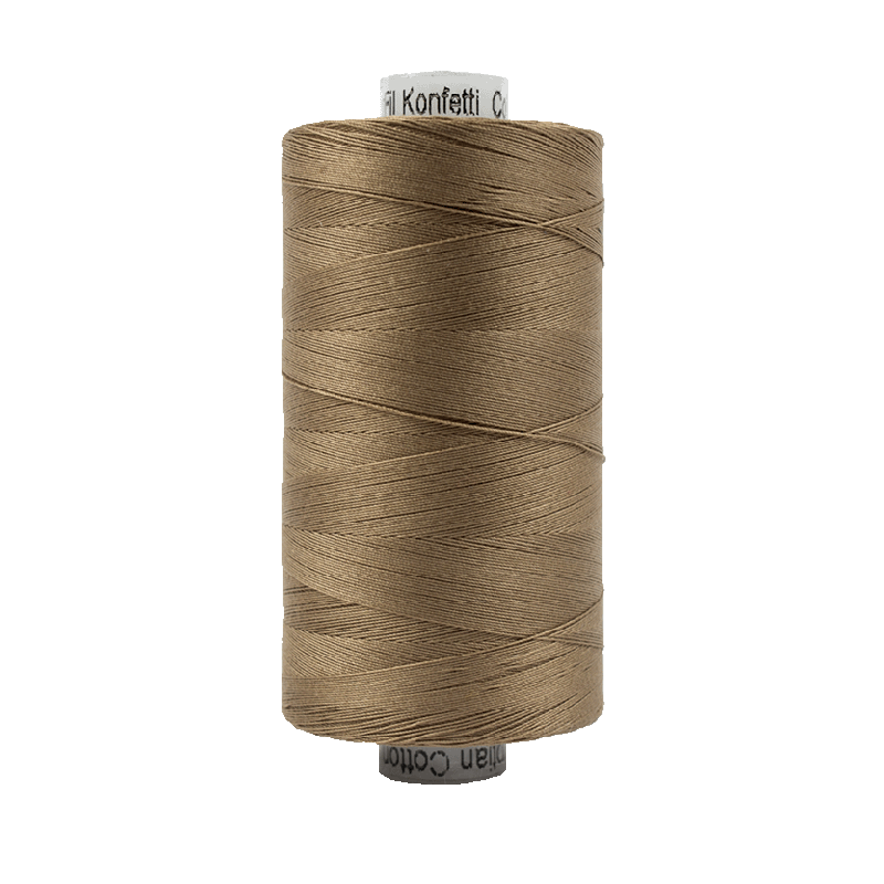 801 - Wonderfil Konfetti Cotton Thread, 1000m, Brown