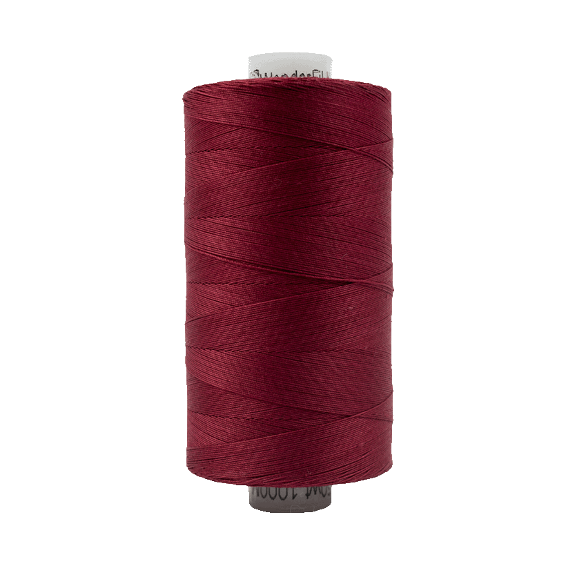 301 - Wonderfil Konfetti Cotton Thread, 1000m, Burgundy