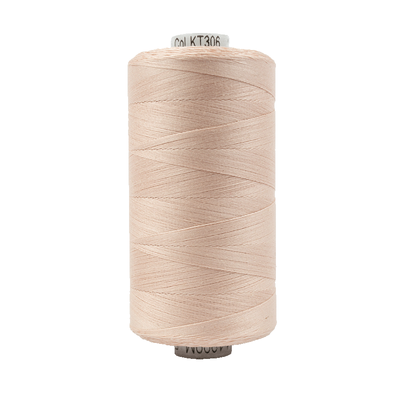 306 - Wonderfil Konfetti Cotton Thread, 1000m, Soft Pink
