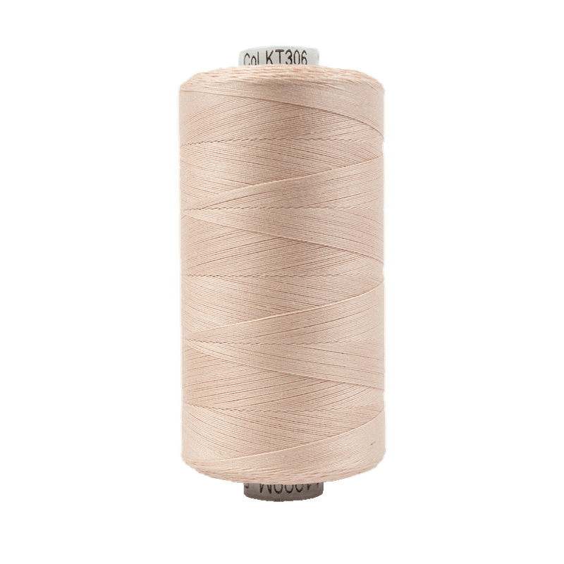 306 - Wonderfil Konfetti Cotton Thread, 1000m, Soft Pink