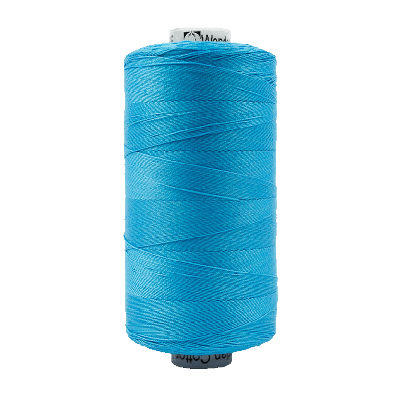 606 - Wonderfil Konfetti Cotton Thread, 1000m, Peacock Blue