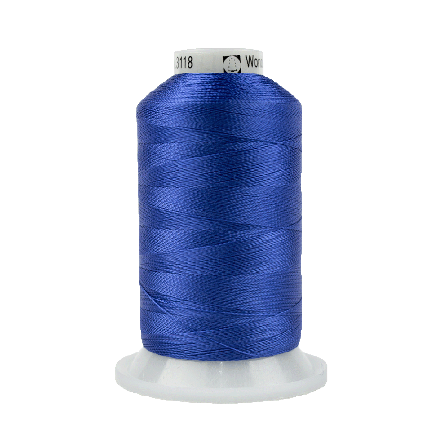 3118 - Splendor Rayon 1000m, Light Royal Blue by Wonderfil