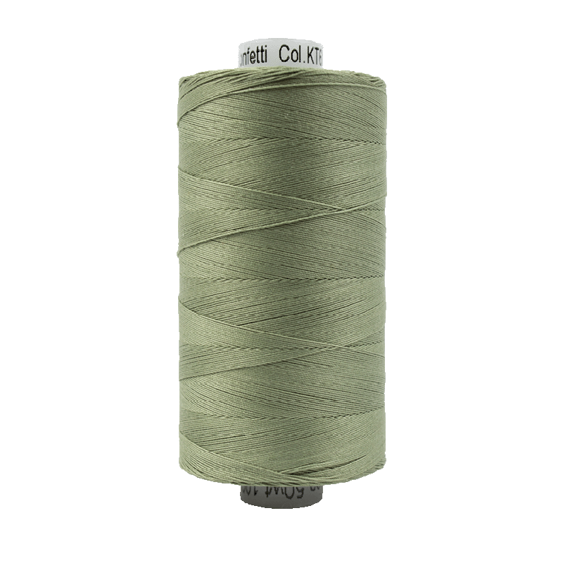 613 - Wonderfil Konfetti Cotton Thread, 1000m, Grey Khaki