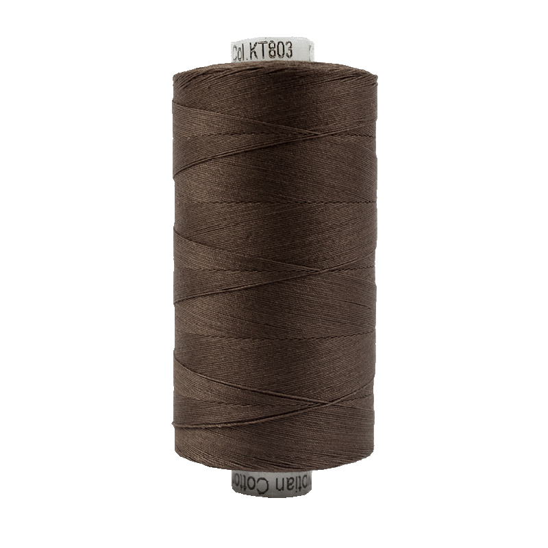 803 - Wonderfil Konfetti Cotton Thread, 1000m, Dark Brown