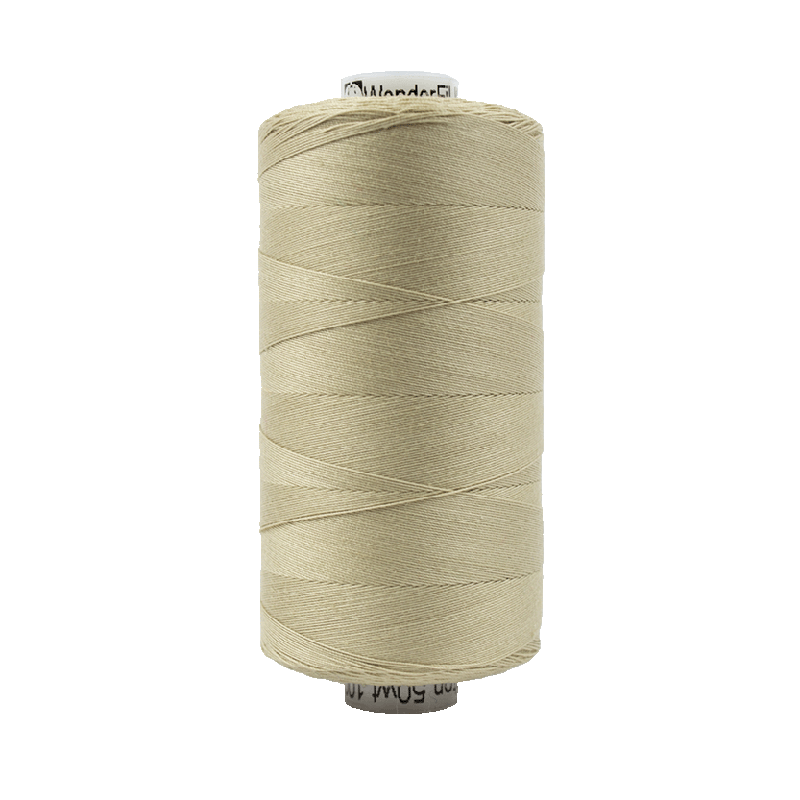 807 - Wonderfil Konfetti Cotton Thread, 1000m, Tan