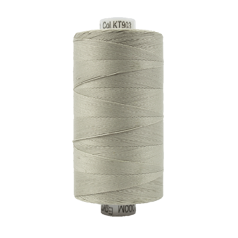 903 - Wonderfil Konfetti Cotton Thread, 1000m, Very Light Grey