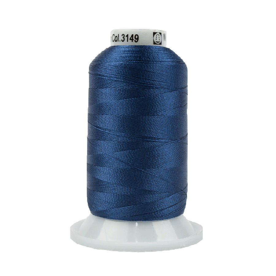 3149 - Splendor Rayon 1000m, Dk Slate Blue by Wonderfil