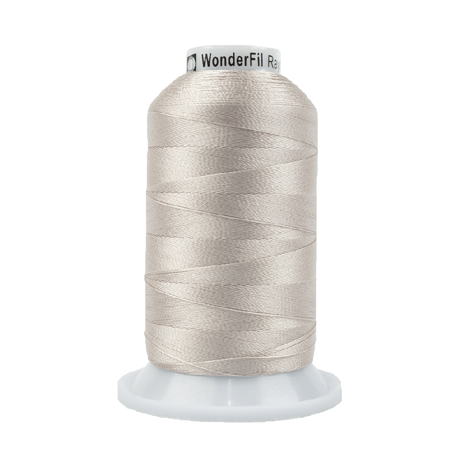 6101 - Splendor Rayon 1000m, Gray by Wonderfil