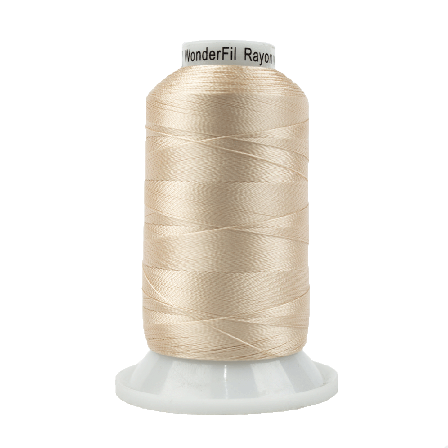 6124 - Splendor Rayon 1000m, Sheer Ivory by Wonderfil