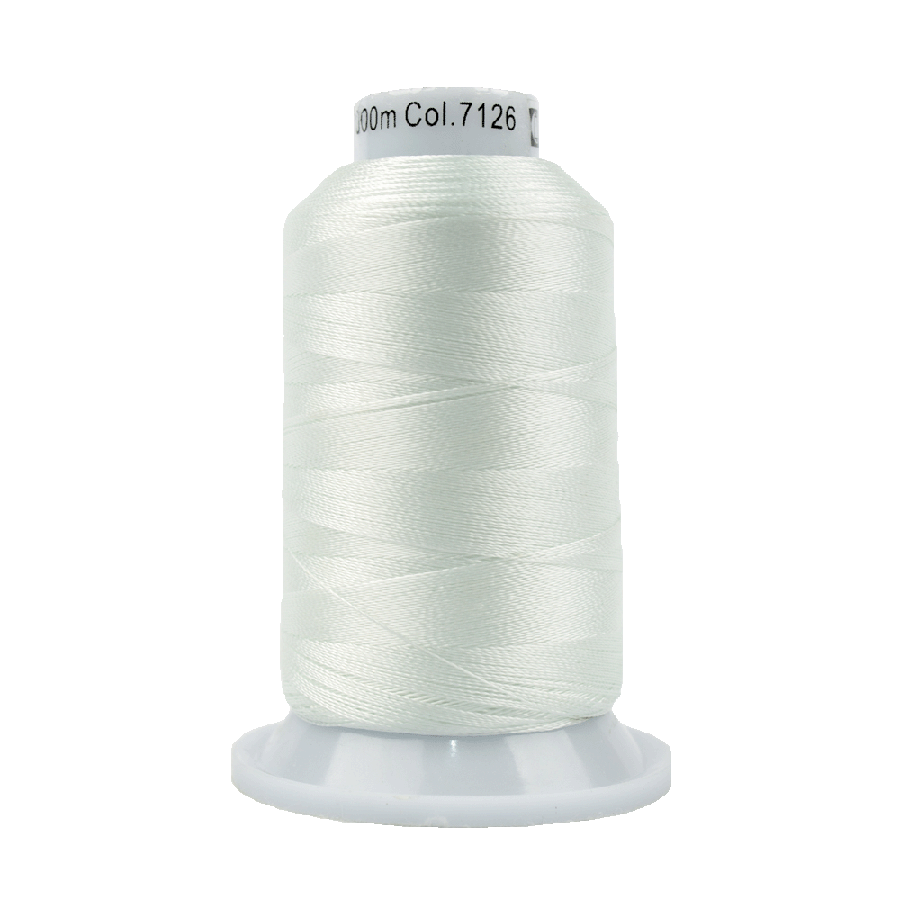 7126 - Splendor Rayon 1000m, Silver Tinsel by Wonderfil