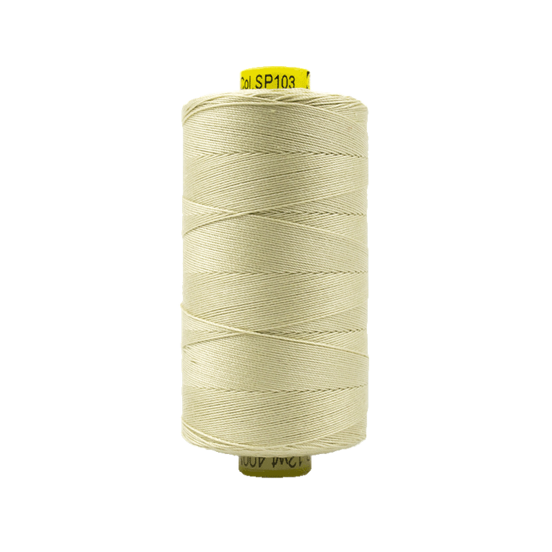 103 - 12wt Cotton Spagetti 400m - Vanilla by Wonderfil