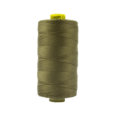 22 - 12wt Cotton Spagetti 400m - Army Green by Wonderfil