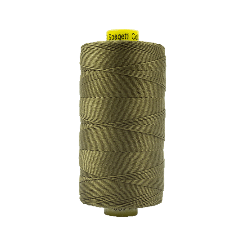22 - 12wt Cotton Spagetti 400m - Army Green by Wonderfil