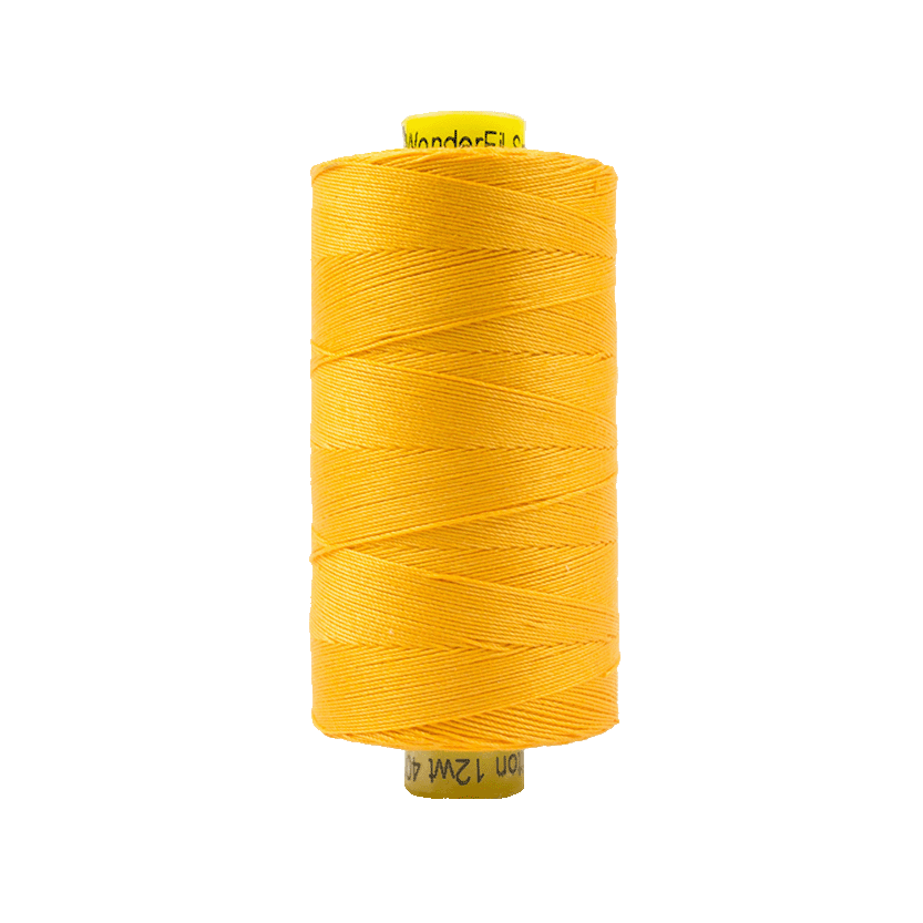 47 - 12wt Cotton Spagetti 400m - Marigold by Wonderfil