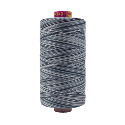 40 - Fruitti 12wt Cotton 400m - Slate by Wonderfil