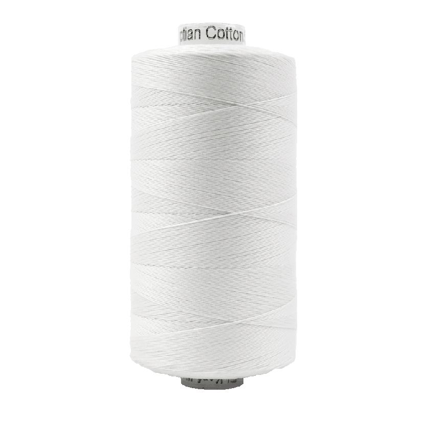 100 - Wonderfil Konfetti Cotton Thread, 1000m, White
