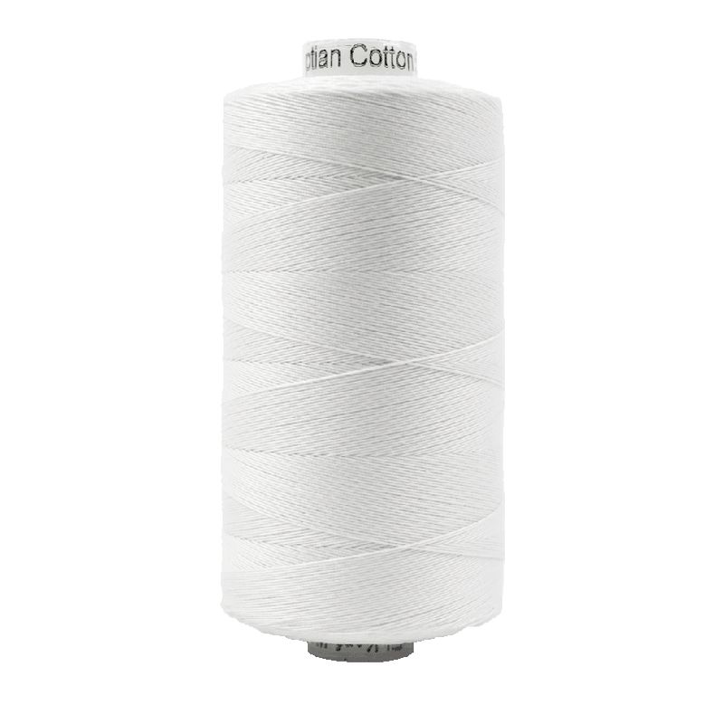 100 - Wonderfil Konfetti Cotton Thread, 1000m, White