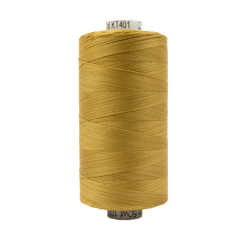 401 - Wonderfil Konfetti Cotton Thread, 1000m, Dark Gold