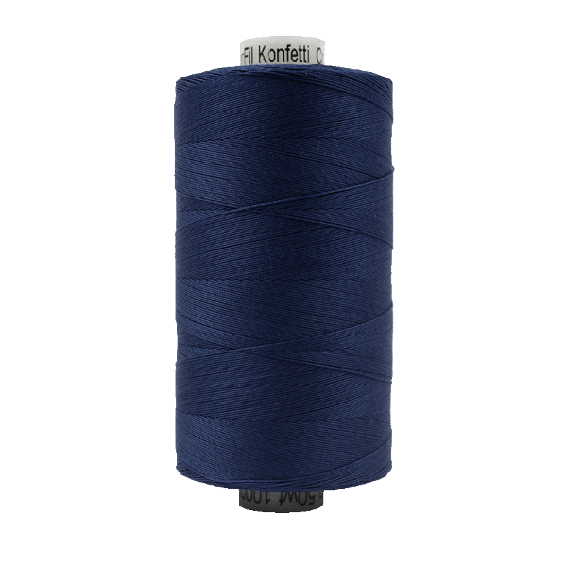 601 - Wonderfil Konfetti Cotton Thread, 1000m, Navy