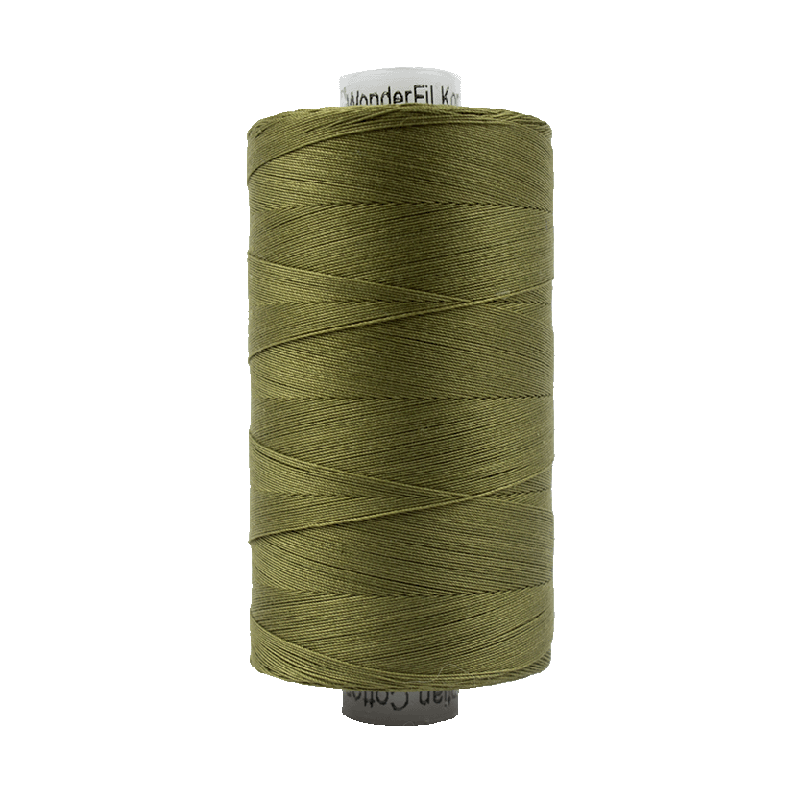 703 - Wonderfil Konfetti Cotton Thread, 1000m, Avocado Green
