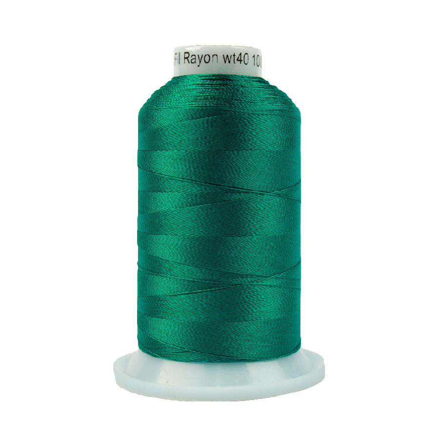 4140 - Splendor Rayon 1000m, Bright Aqua by Wonderfil