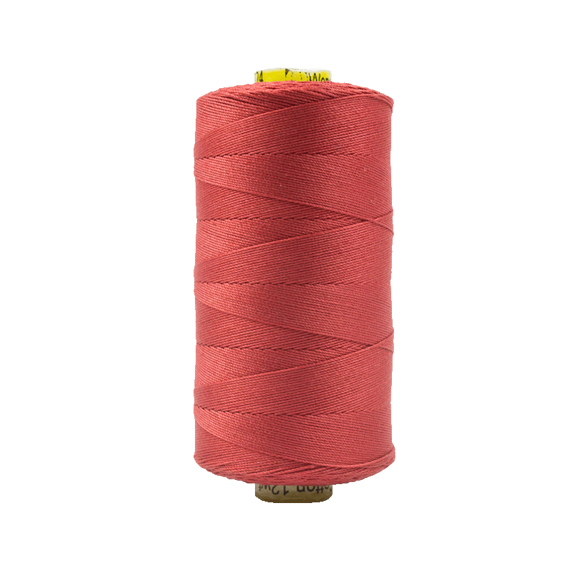 24 - 12wt Cotton Spagetti 400m - Soft Red by Wonderfil