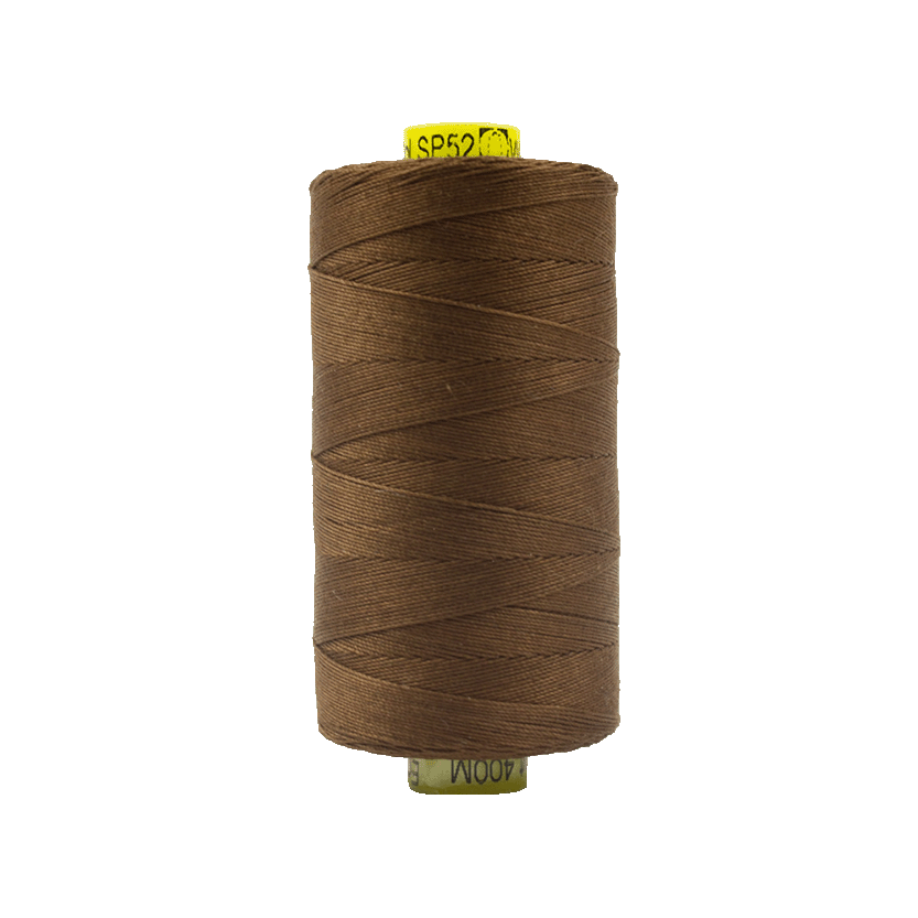 52 - 12wt Cotton Spagetti 400m - Milk Chocolate by Wonderfil