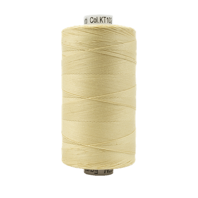 102 - Wonderfil Konfetti Cotton Thread, 1000m, Ecru