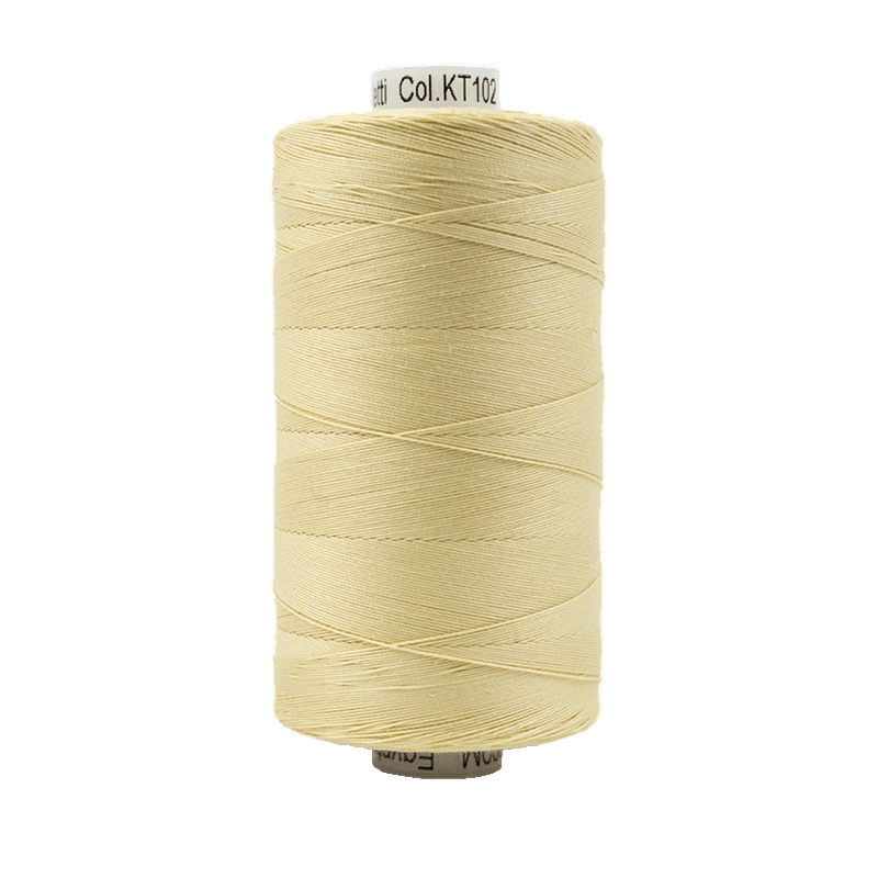102 - Wonderfil Konfetti Cotton Thread, 1000m, Ecru