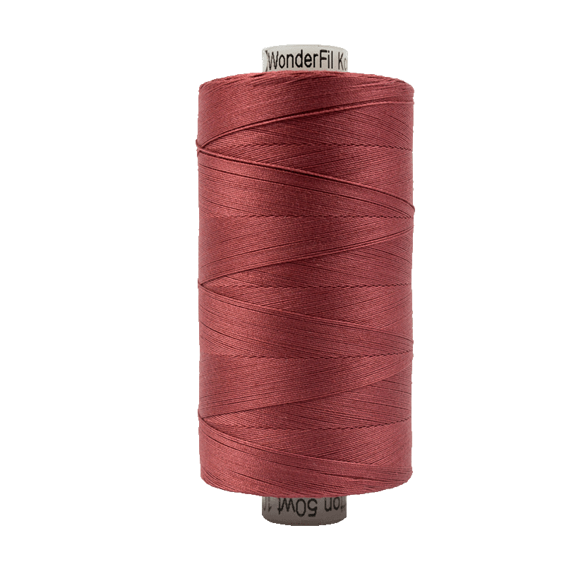 305 - Wonderfil Konfetti Cotton Thread, 1000m, Dark Rose