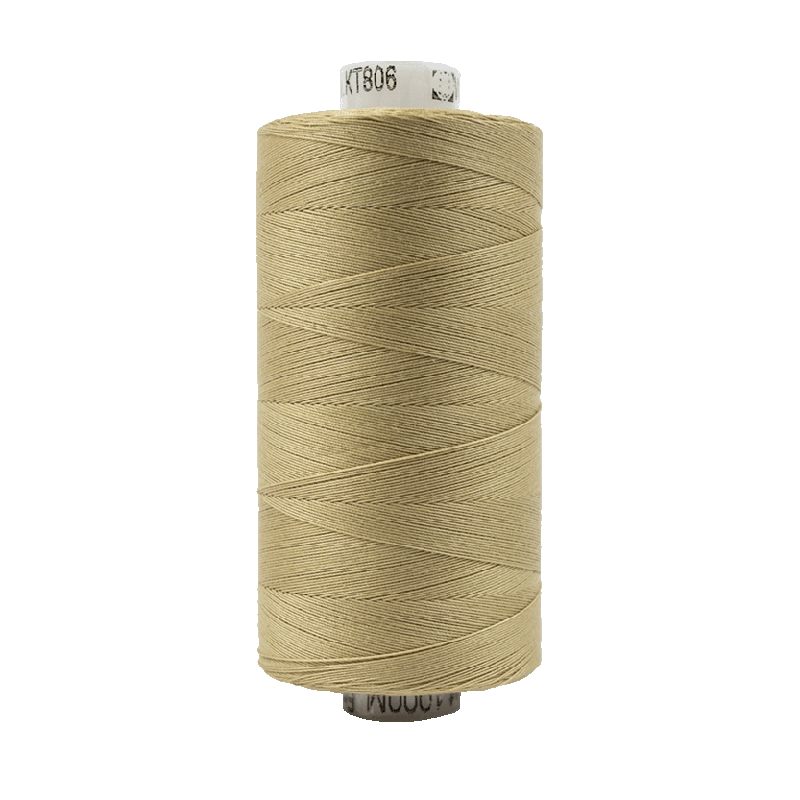 806 - Wonderfil Konfetti Cotton Thread, 1000m, Dark Ecru