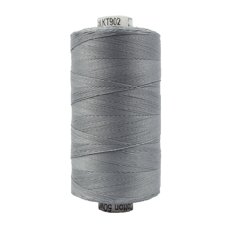 902 - Wonderfil Konfetti Cotton Thread, 1000m, Medium Grey
