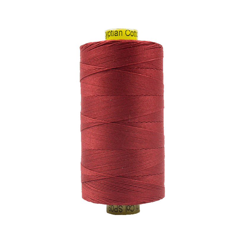 09 - 12wt Cotton Spagetti 400m - Deep Rich Tomato Red by Wonderfil