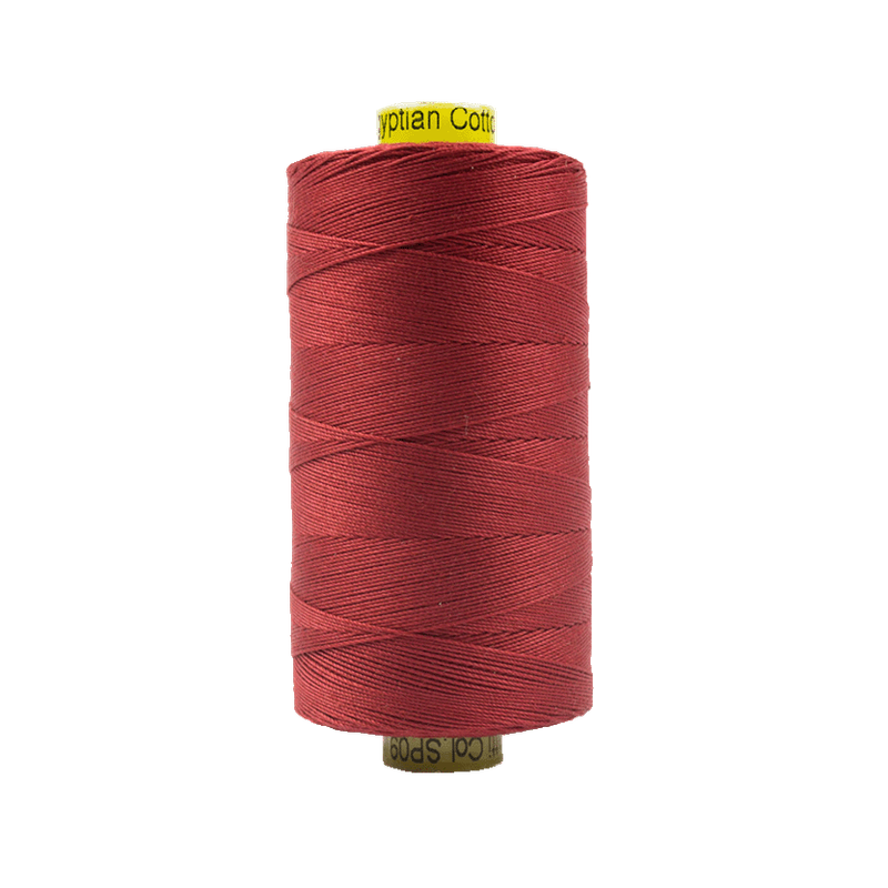 09 - 12wt Cotton Spagetti 400m - Deep Rich Tomato Red by Wonderfil