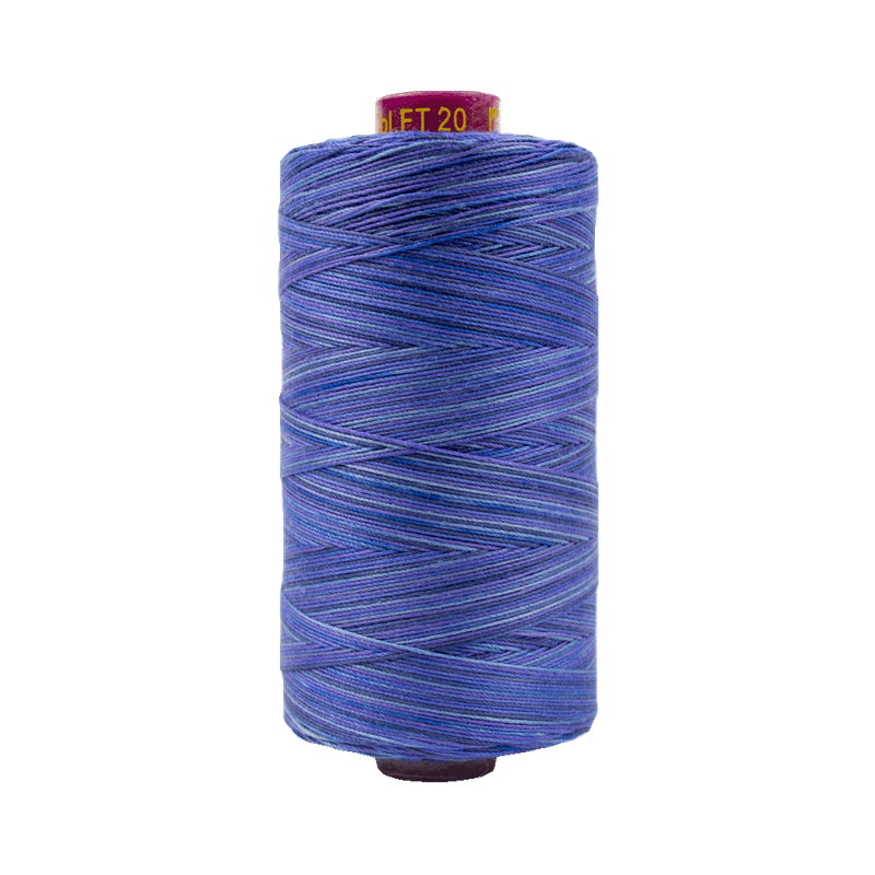 20 - Fruitti 12wt Cotton 400m - Storm by Wonderfil