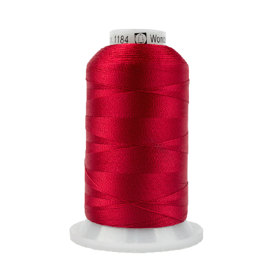 1184 - Splendor Rayon 1000m, Midnight Red by Wonderfil