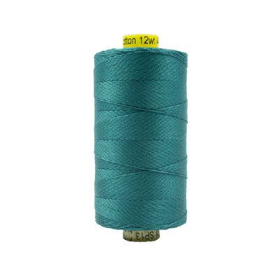 13 - 12wt Cotton Spagetti 400m - Deep Ocean Green/Blue by Wonderfil