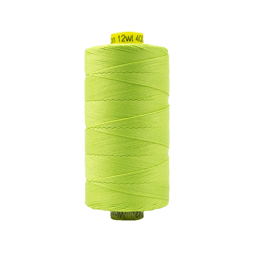 42 - 12wt Cotton Spagetti 400m - Light Spring Green by Wonderfil