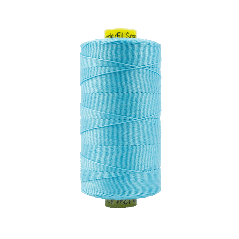 45 - 12wt Cotton Spagetti 400m - Bright Aqua by Wonderfil