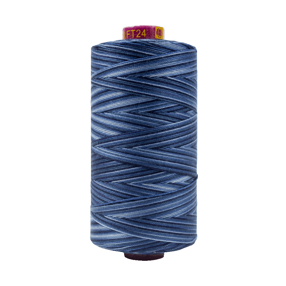 24 - Fruitti 12wt Cotton 400m - Blue Night by Wonderfil