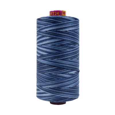 24 - Fruitti 12wt Cotton 400m - Blue Night by Wonderfil