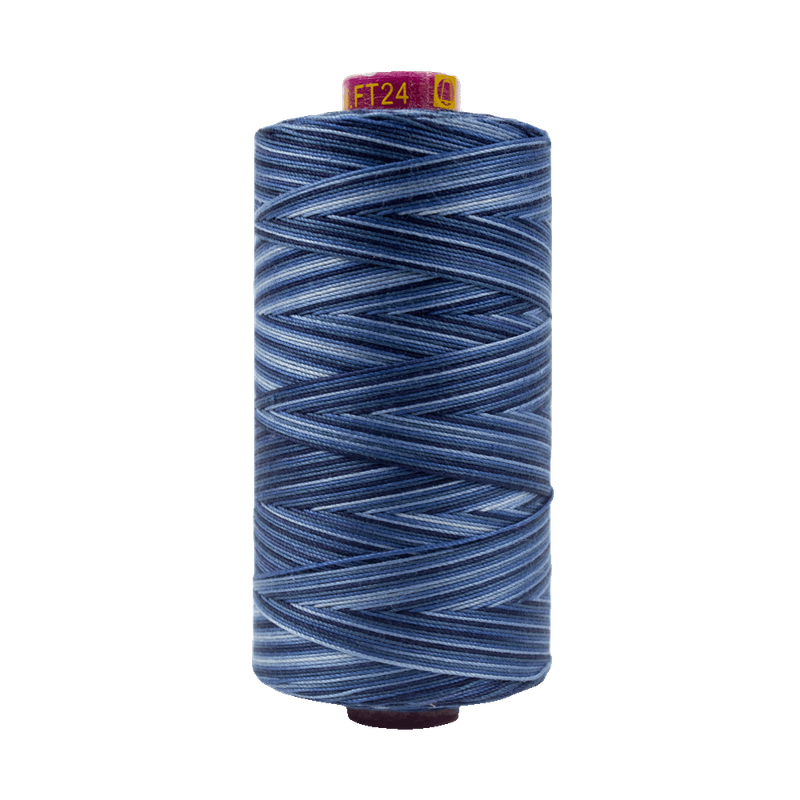 24 - Fruitti 12wt Cotton 400m - Blue Night by Wonderfil