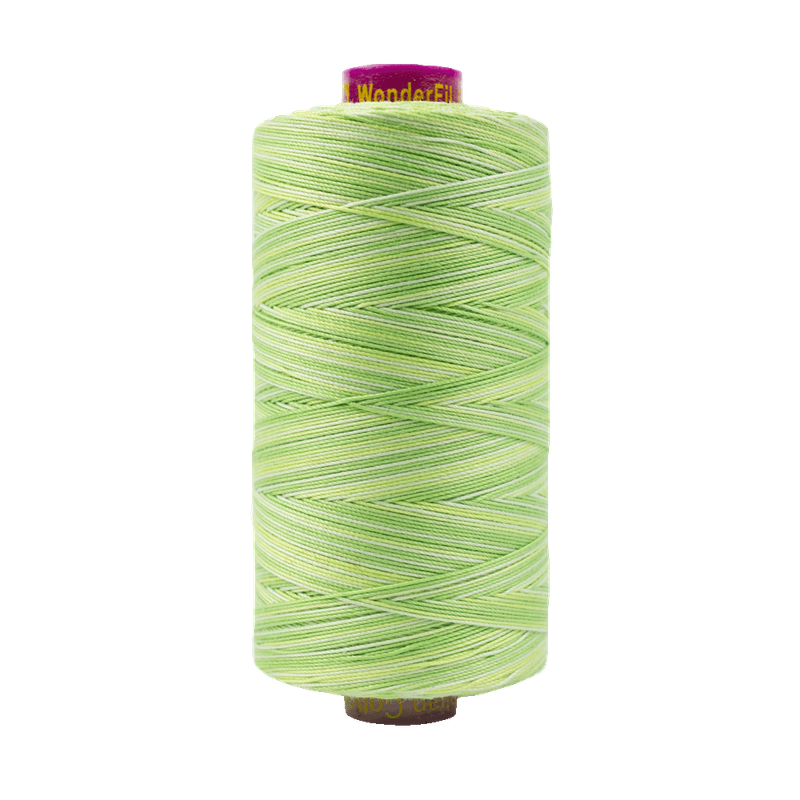 28 - Fruitti 12wt Cotton 400m - Lime by Wonderfil