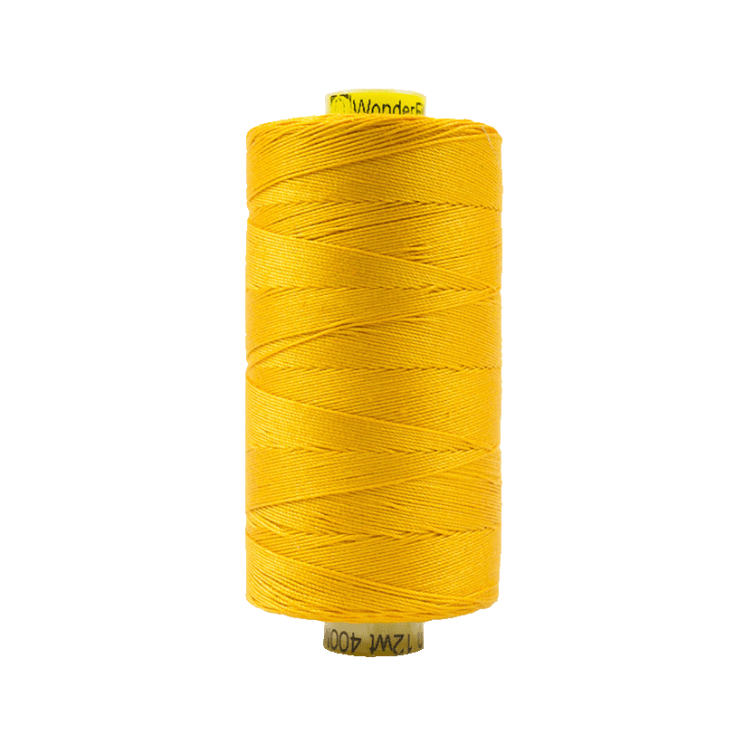 03 - 12wt Cotton Spagetti 400m - Golden Yellow by Wonderfil