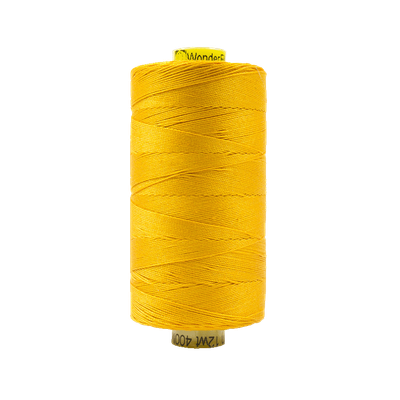 03 - 12wt Cotton Spagetti 400m - Golden Yellow by Wonderfil