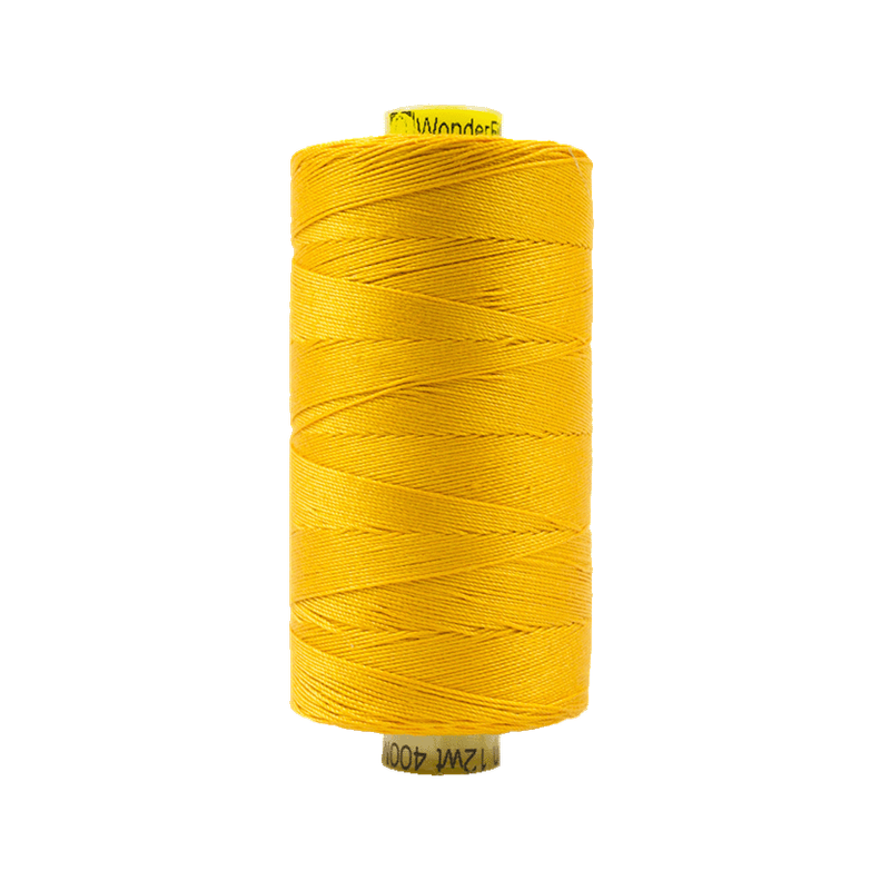 03 - 12wt Cotton Spagetti 400m - Golden Yellow by Wonderfil