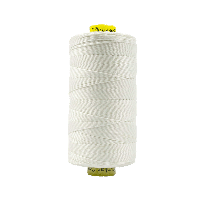 101 - 12wt Cotton Spagetti - 400m - Ecru by Wonderfil